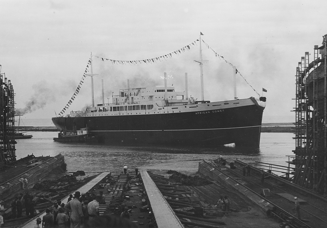 S.S. African Comet. Photograph Dixie Press Collection, Mississippi Gulf Coast Community College, Perkinston, Mississippi