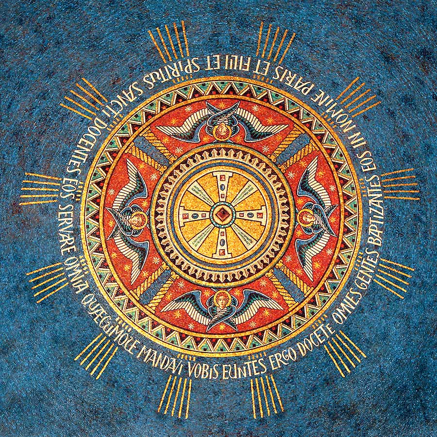 Detail, center of north dome (Twelve Apostles)