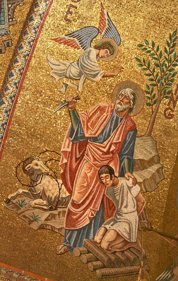 Detail of Abraham and Isaac