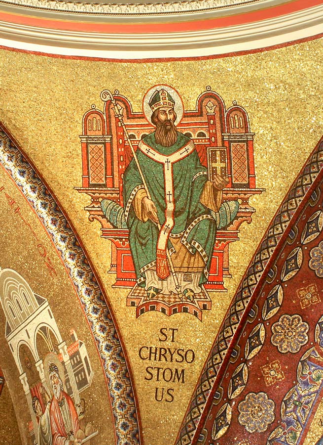 Southeast pendentive with St. John Chrysostom