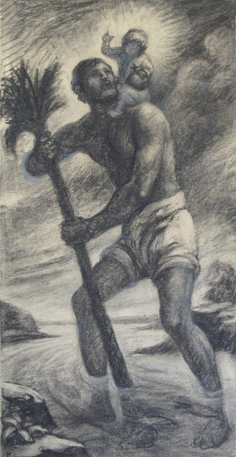 Study in charcoal