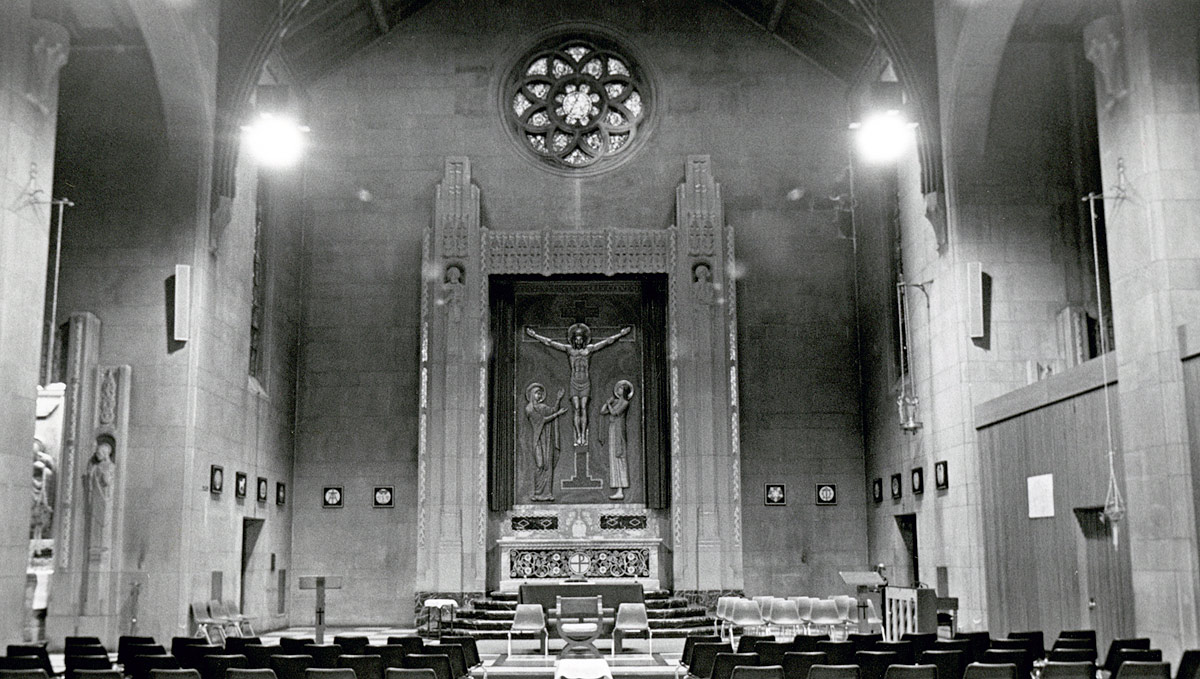 Interior of St. Katharine of Sienna. Archdiocese of Baltimore, Associated Archives at St. Mary